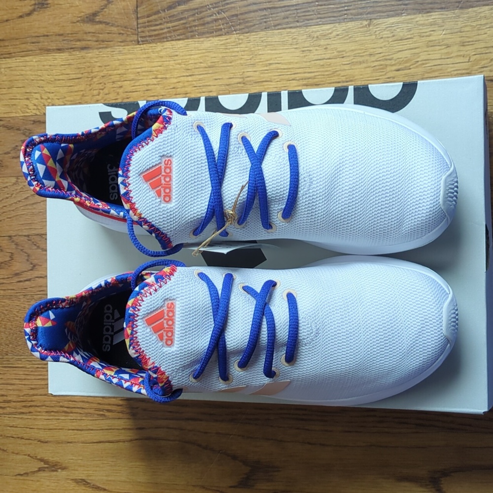 NIB FARM Rio Cloudfoam Pure SPW Shoe Adidas Collaboration Women's Size 9 White - Picture 4 of 14